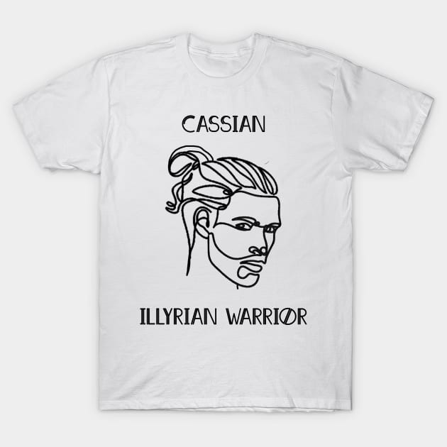 ACOTAR Cassian Illyrian Warrior T-Shirt by baranskini